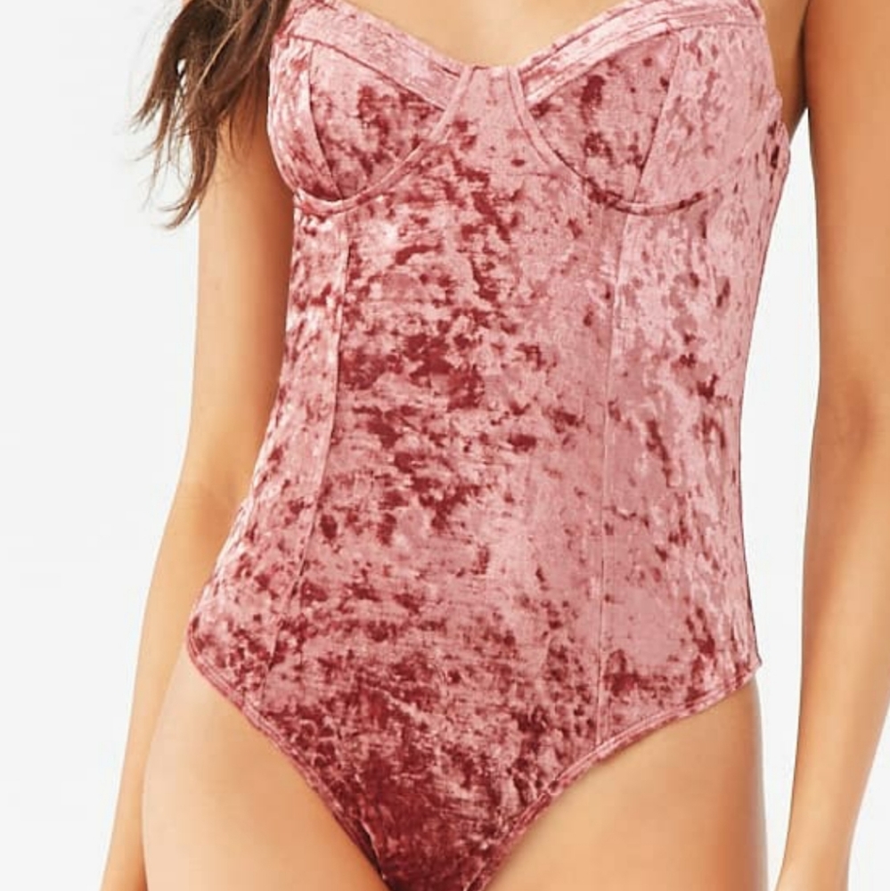 Velveteen Cami Bodysuit
